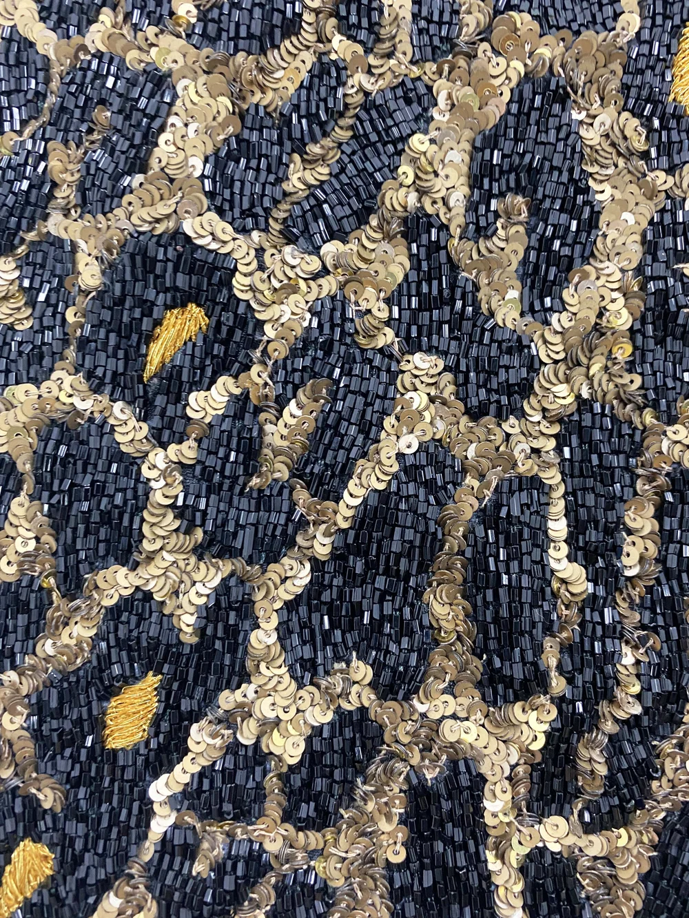 Todd Oldham F/W 1992 beaded leopard print skirt — JAMES VELORIA