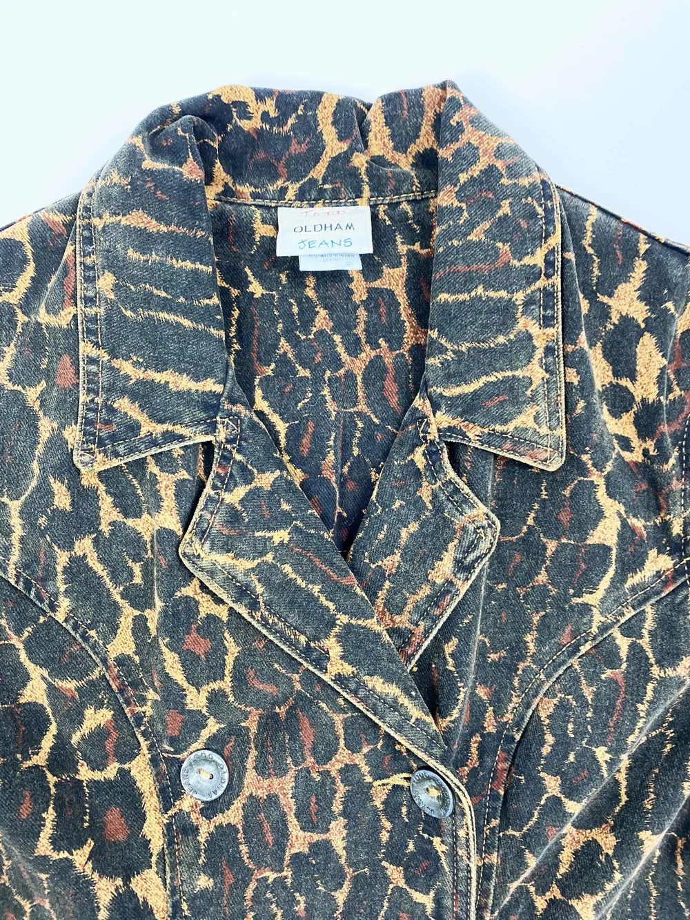 Todd Oldham leopard print jacket — JAMES VELORIA