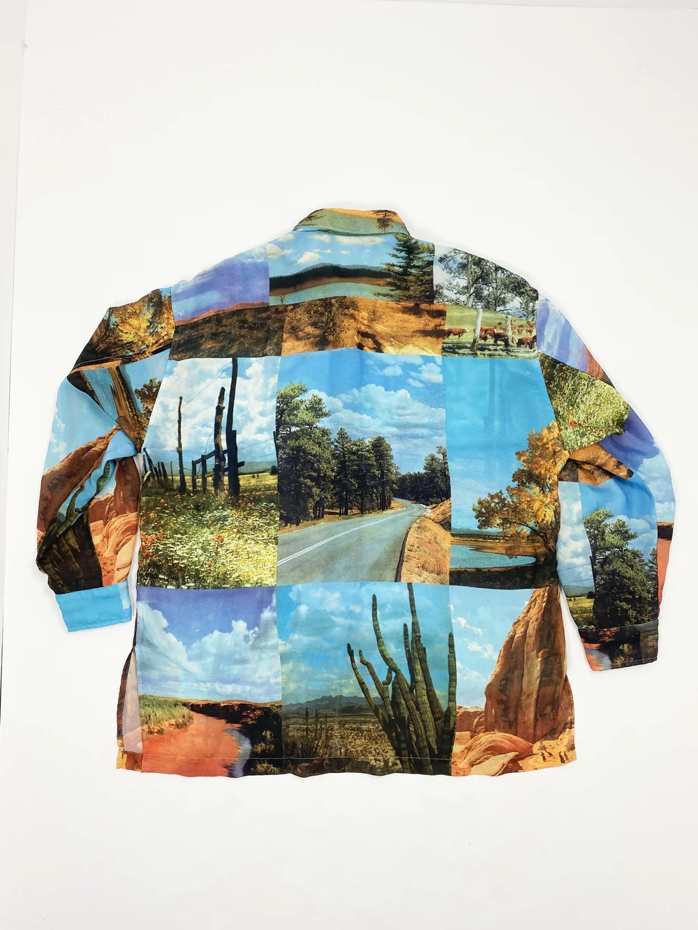Todd Oldham S/S 1994 Arizona highway print shirt — JAMES VELORIA