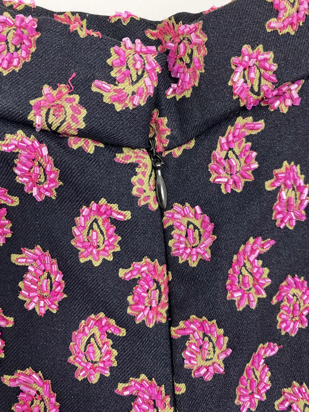 Todd Oldham F/W 1993 beaded paisley pants — JAMES VELORIA