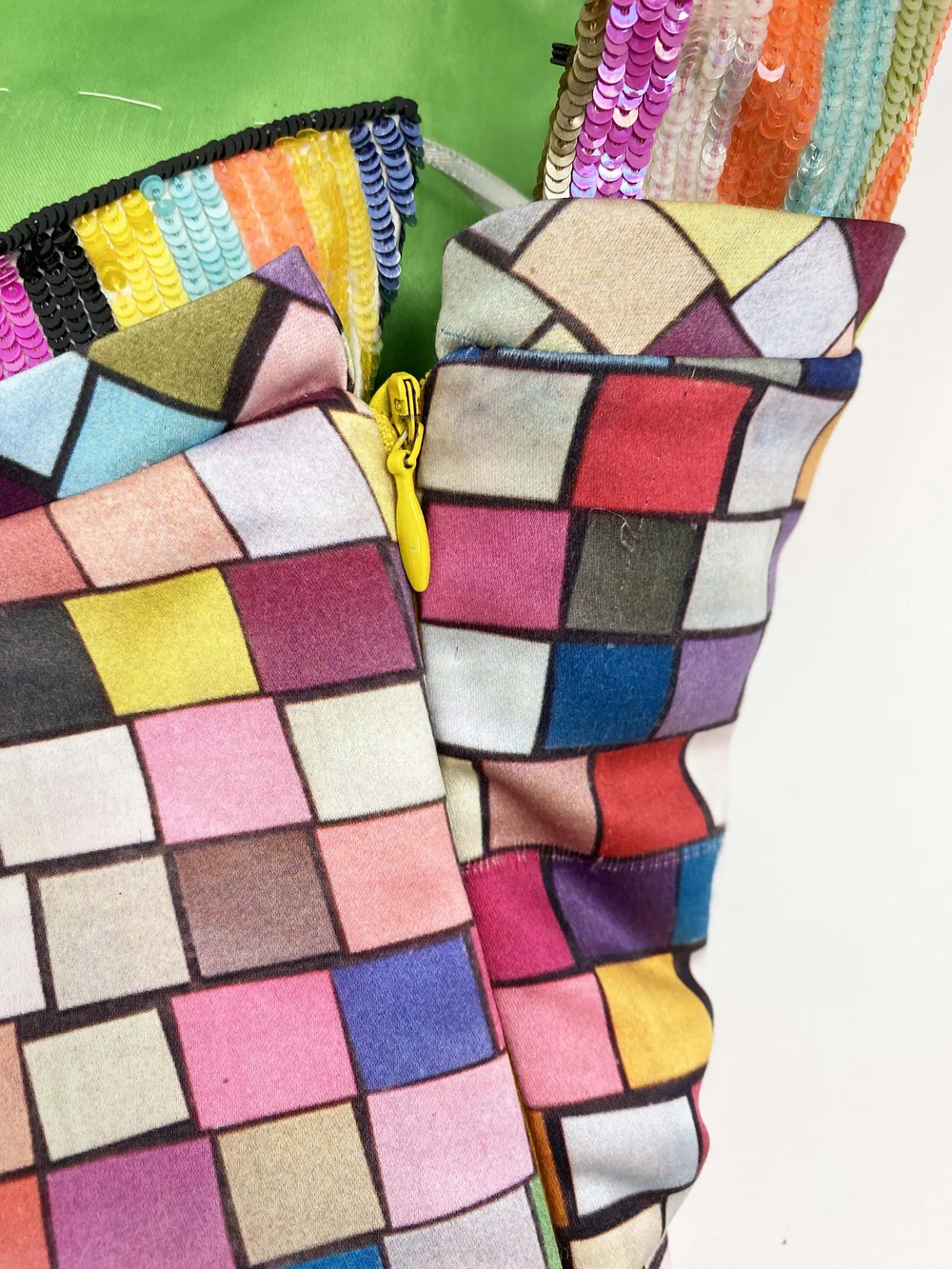 Todd Oldham S/S 1996 pantone print sequin dres — JAMES VELORIA