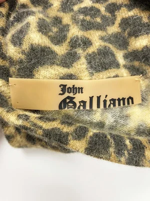 John Galliano F/W 2002 leopard print angora sweater — JAMES VELORIA