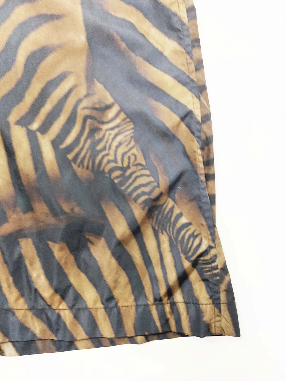 Jean Paul Gaultier zebra pelt print trench coat — JAMES VELORIA