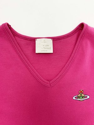 Vivienne Westwood pink orb t-shirt — JAMES VELORIA