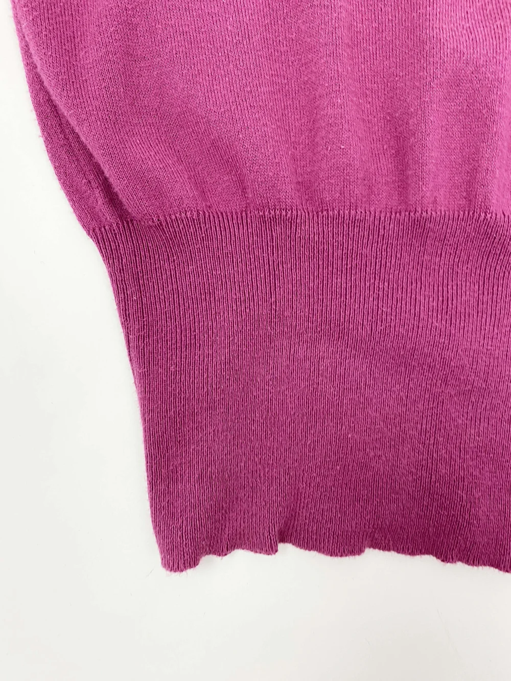 Vivienne Westwood S/S 1999 fuchsia v-neck sweater — JAMES VELORIA