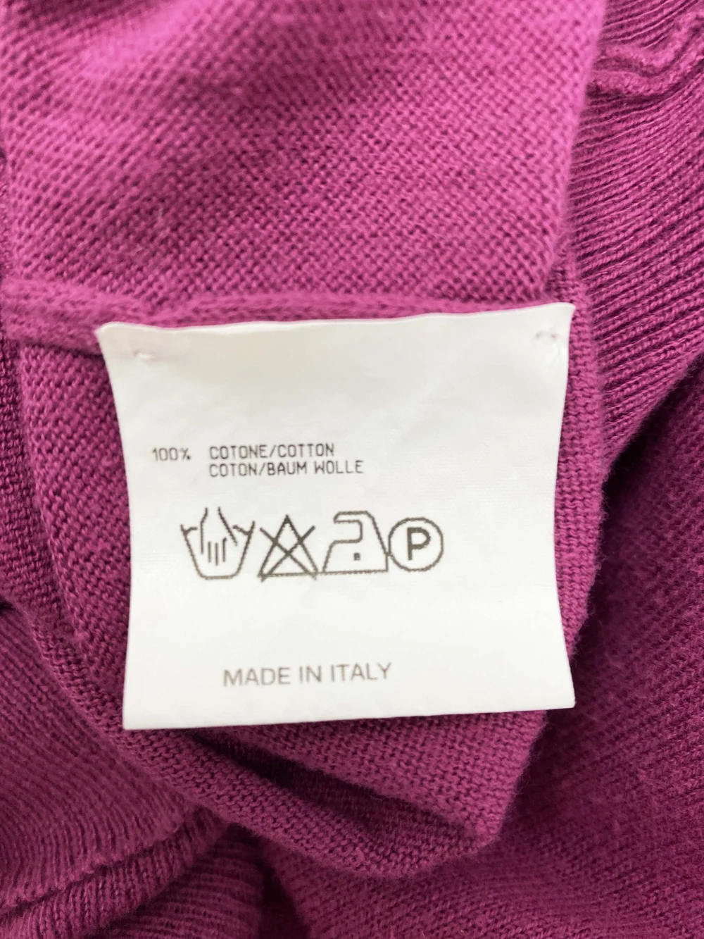 Vivienne Westwood S/S 1999 fuchsia v-neck sweater — JAMES VELORIA