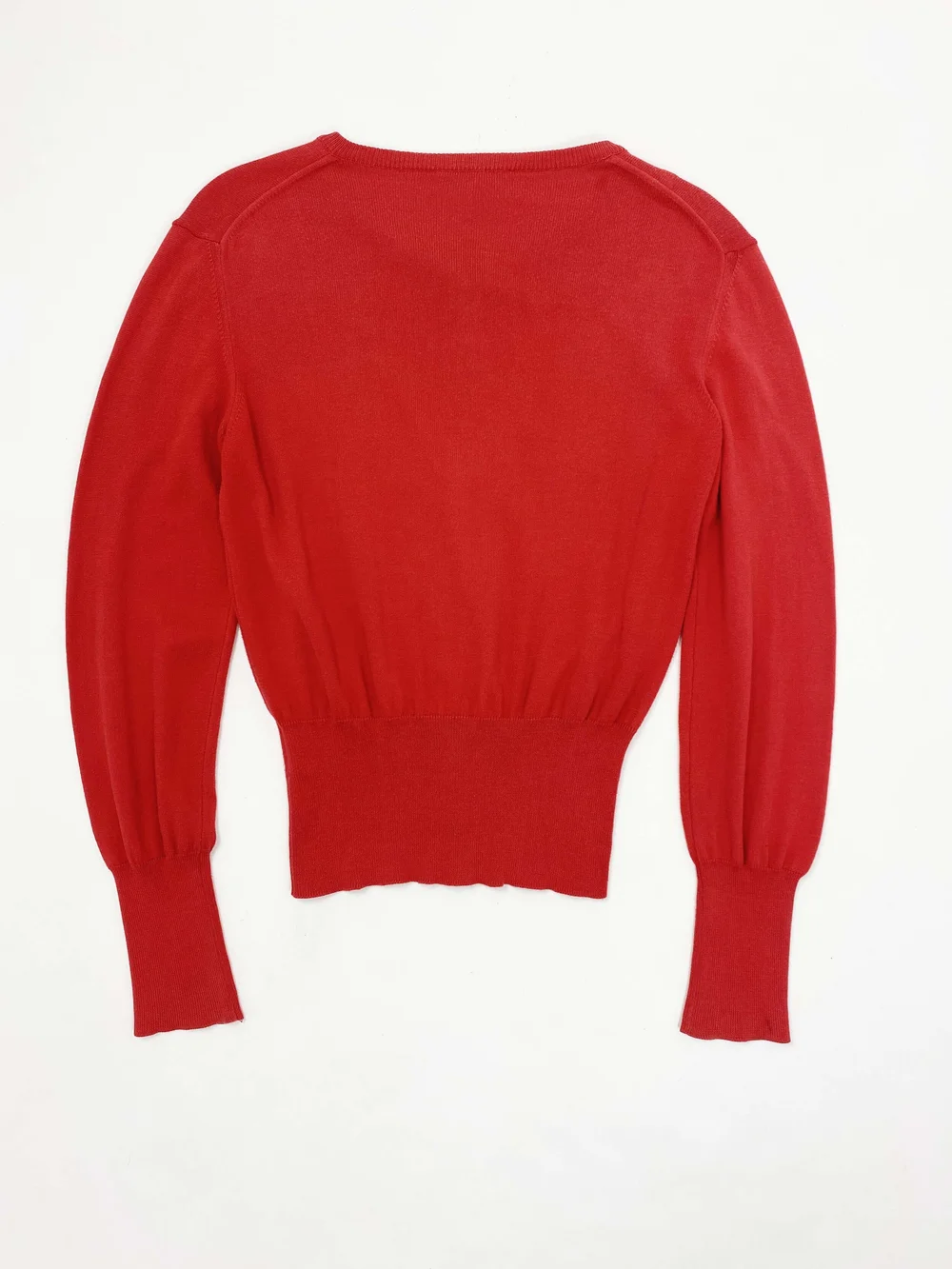Vivienne Westwood red orb cardigan — JAMES VELORIA