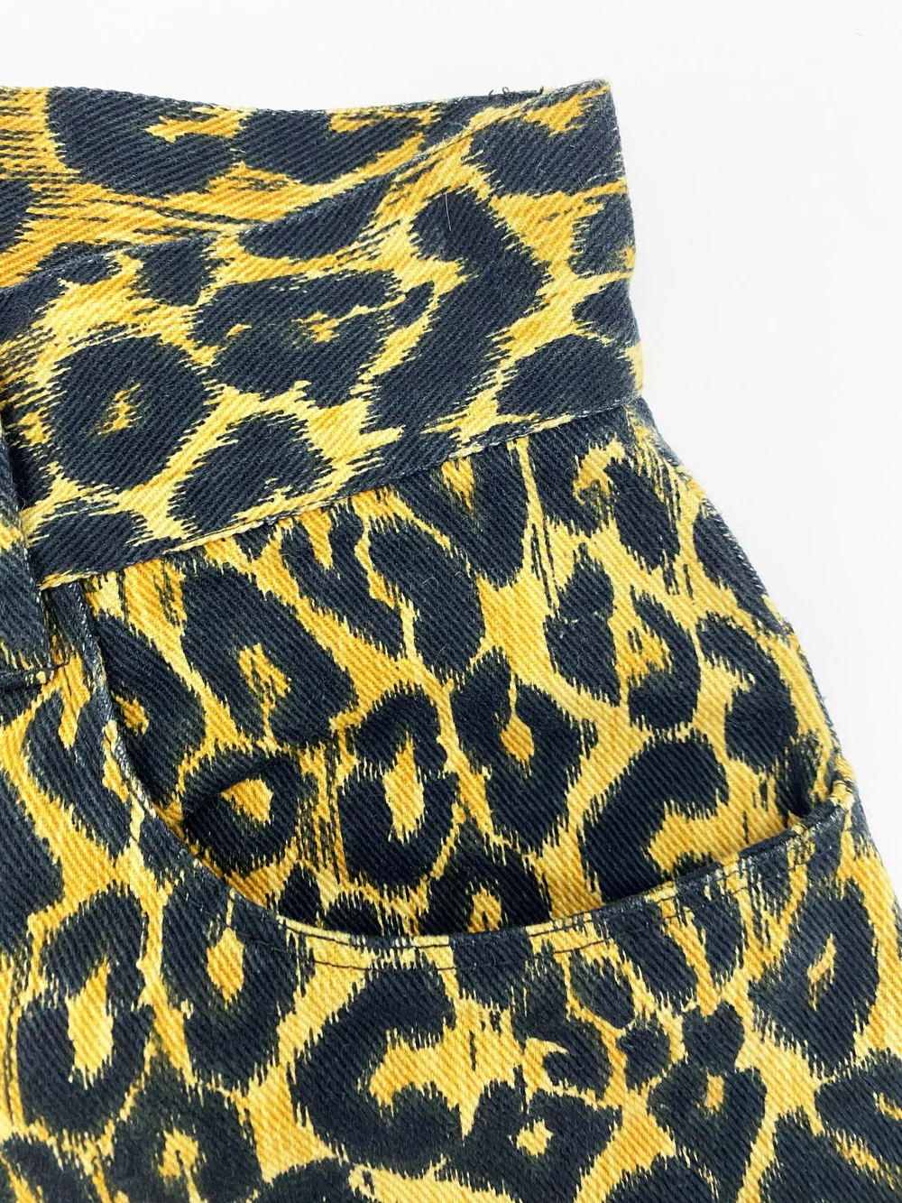 Gianni Versace Versus 90s leopard print jeans — JAMES VELORIA