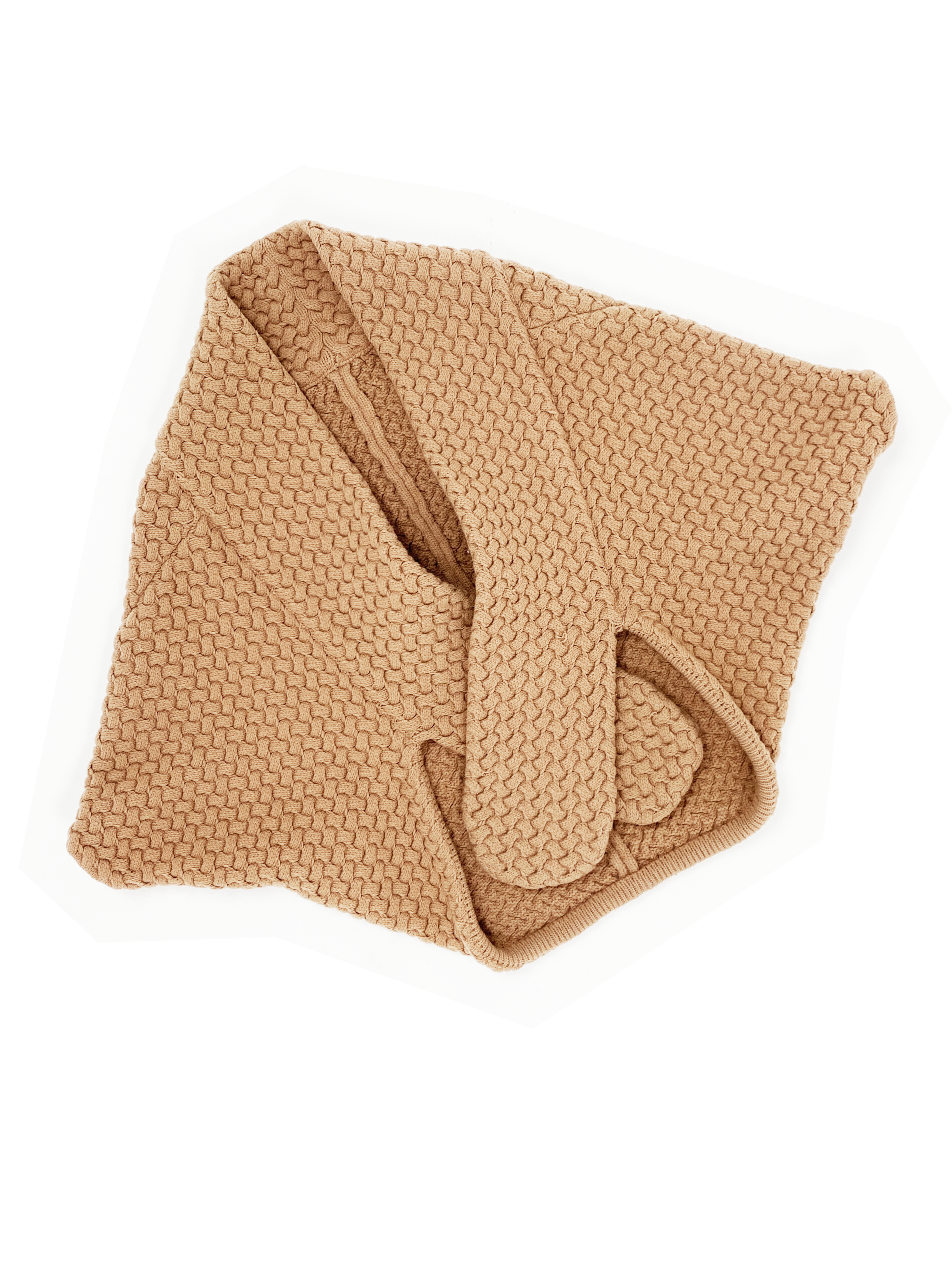 Alaia beige textured knit shrug