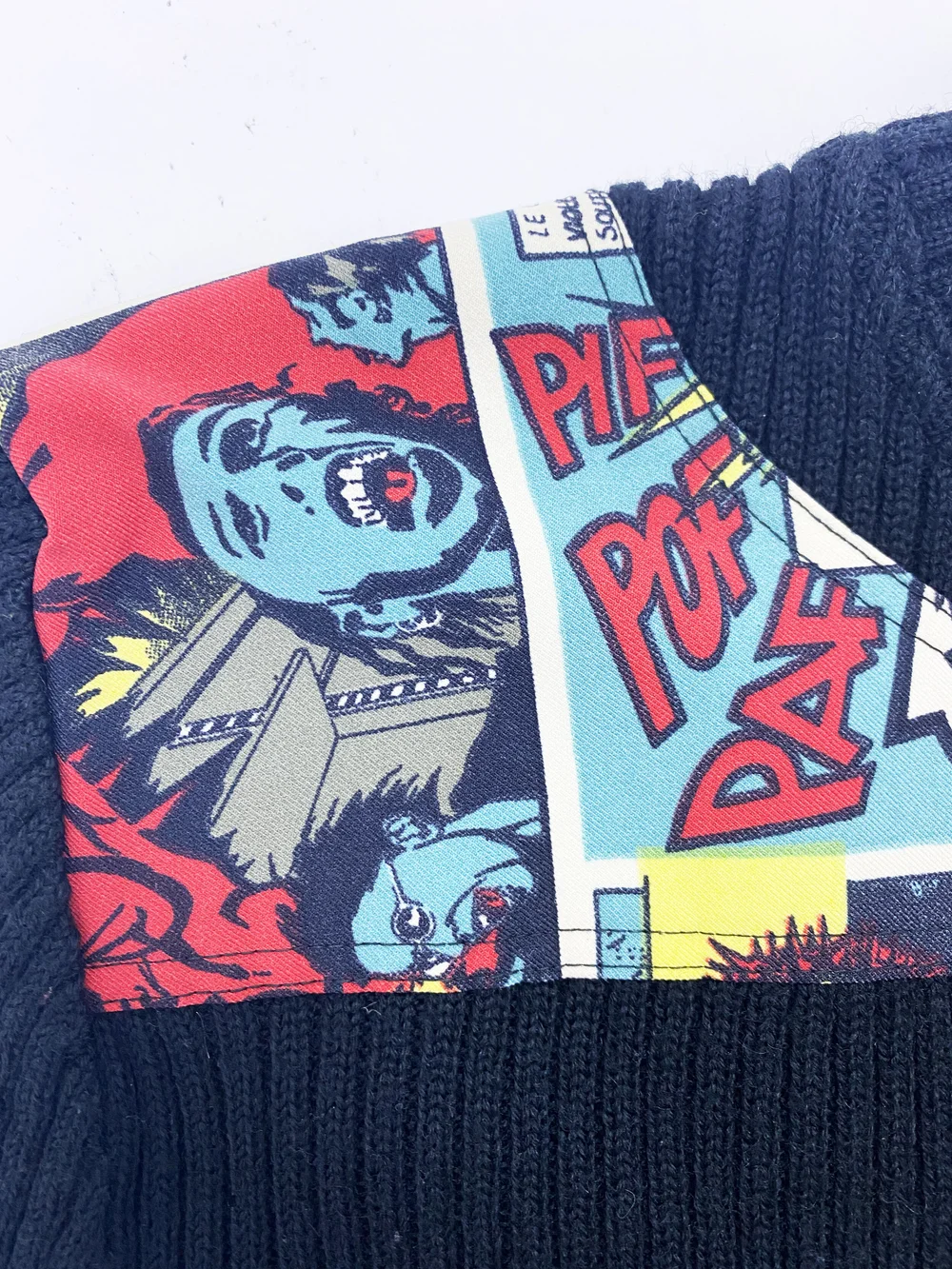 Jean Paul Gaultier F/W 1995 comic book print sweater — JAMES VELORIA