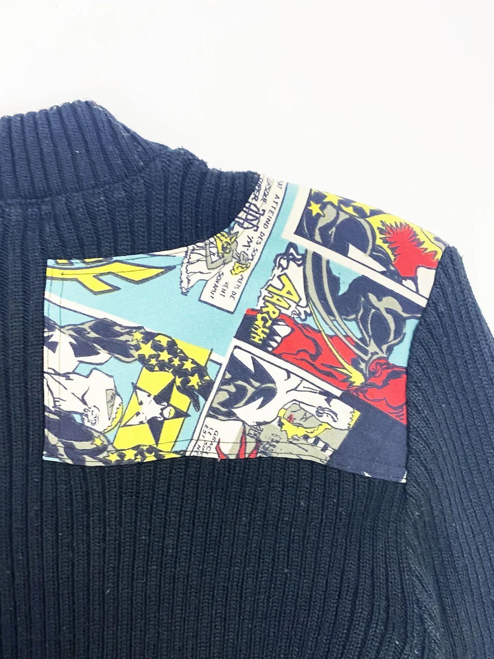 Jean Paul Gaultier F/W 1995 comic book print sweater — JAMES VELORIA