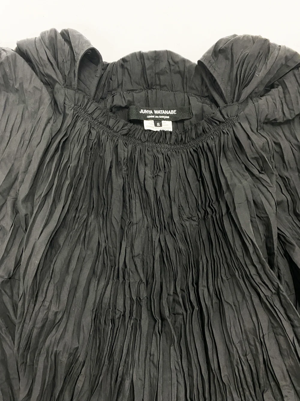 Junya Watanabe S/S 2008 pleated batwing tunic — JAMES VELORIA