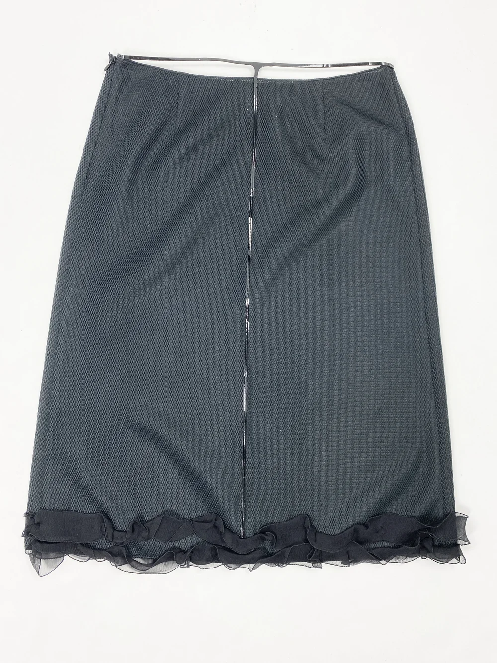 Prada 90s patent leather thong skirt — JAMES VELORIA