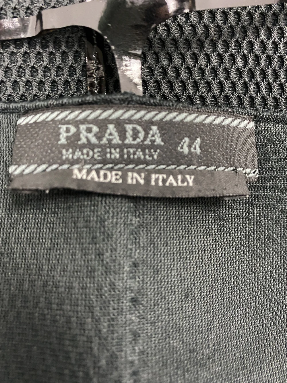 Prada 90s patent leather thong skirt — JAMES VELORIA