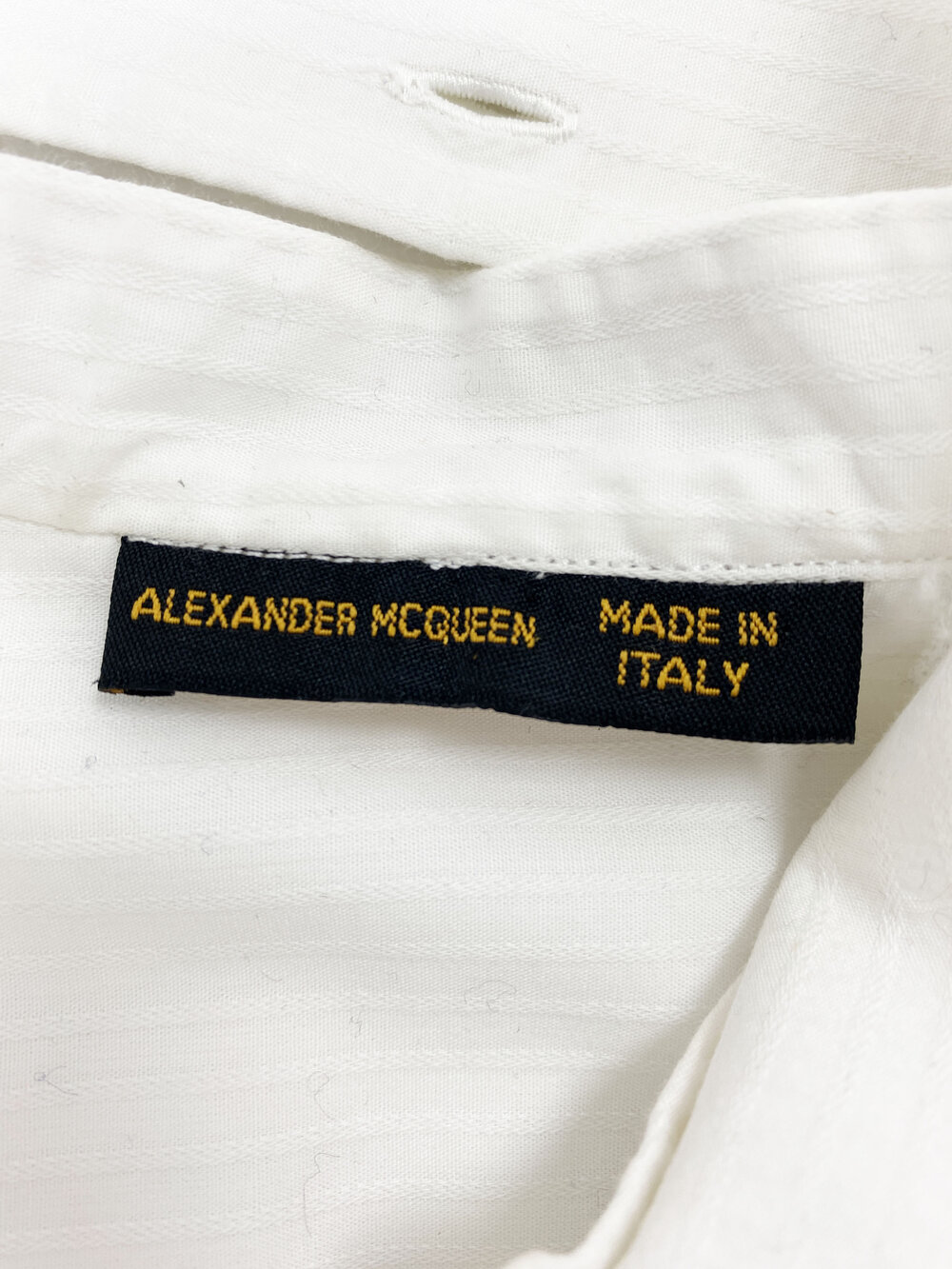 Alexander Mcqueen 90s big collar shirt — JAMES VELORIA