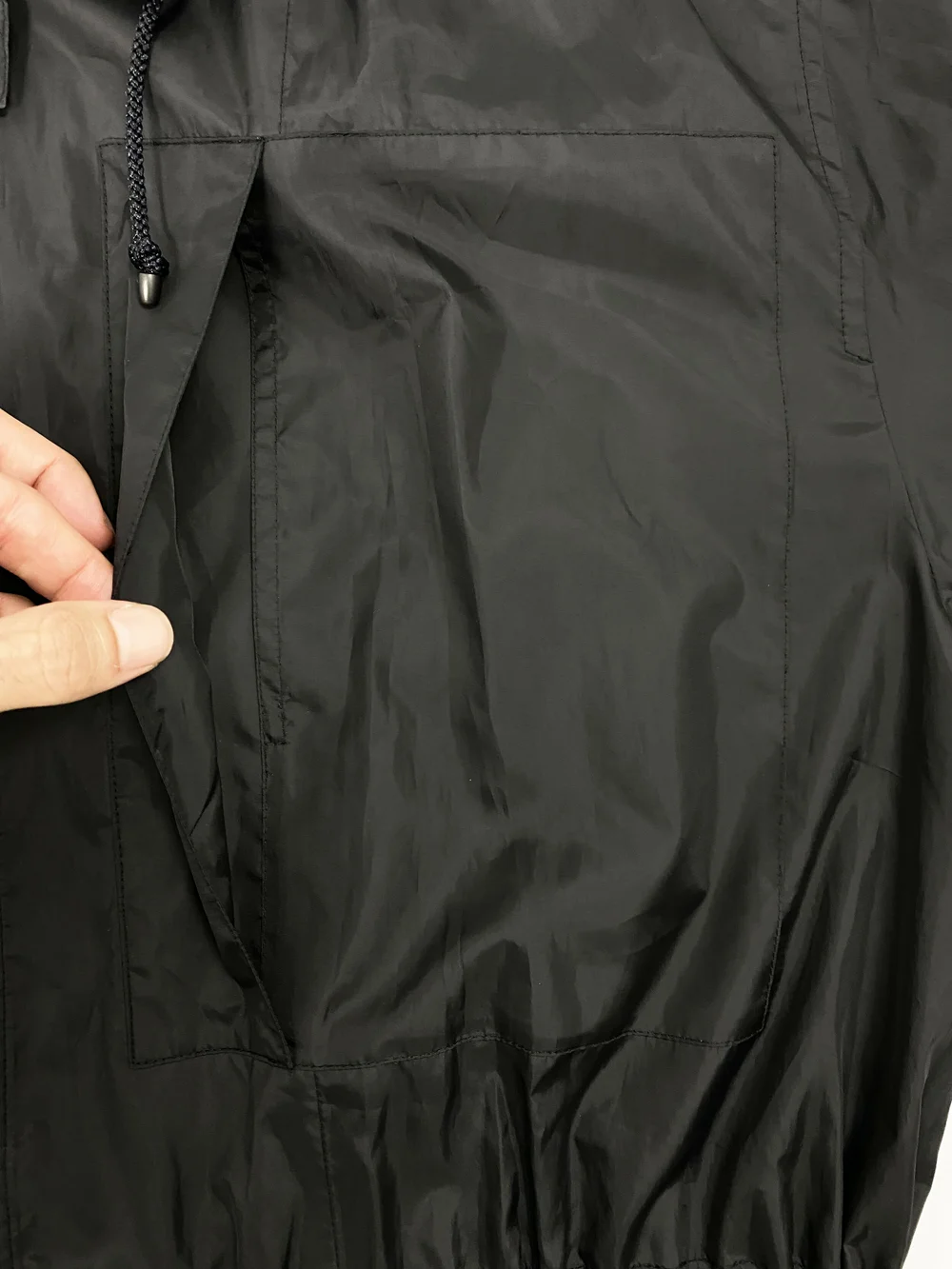 Issey Miyake Windcoat packable trench coat — JAMES VELORIA
