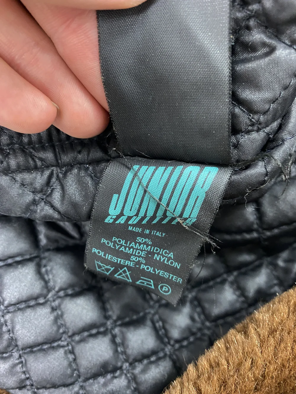 Jean Paul Gaultier 90s brown faux fur coat — JAMES VELORIA