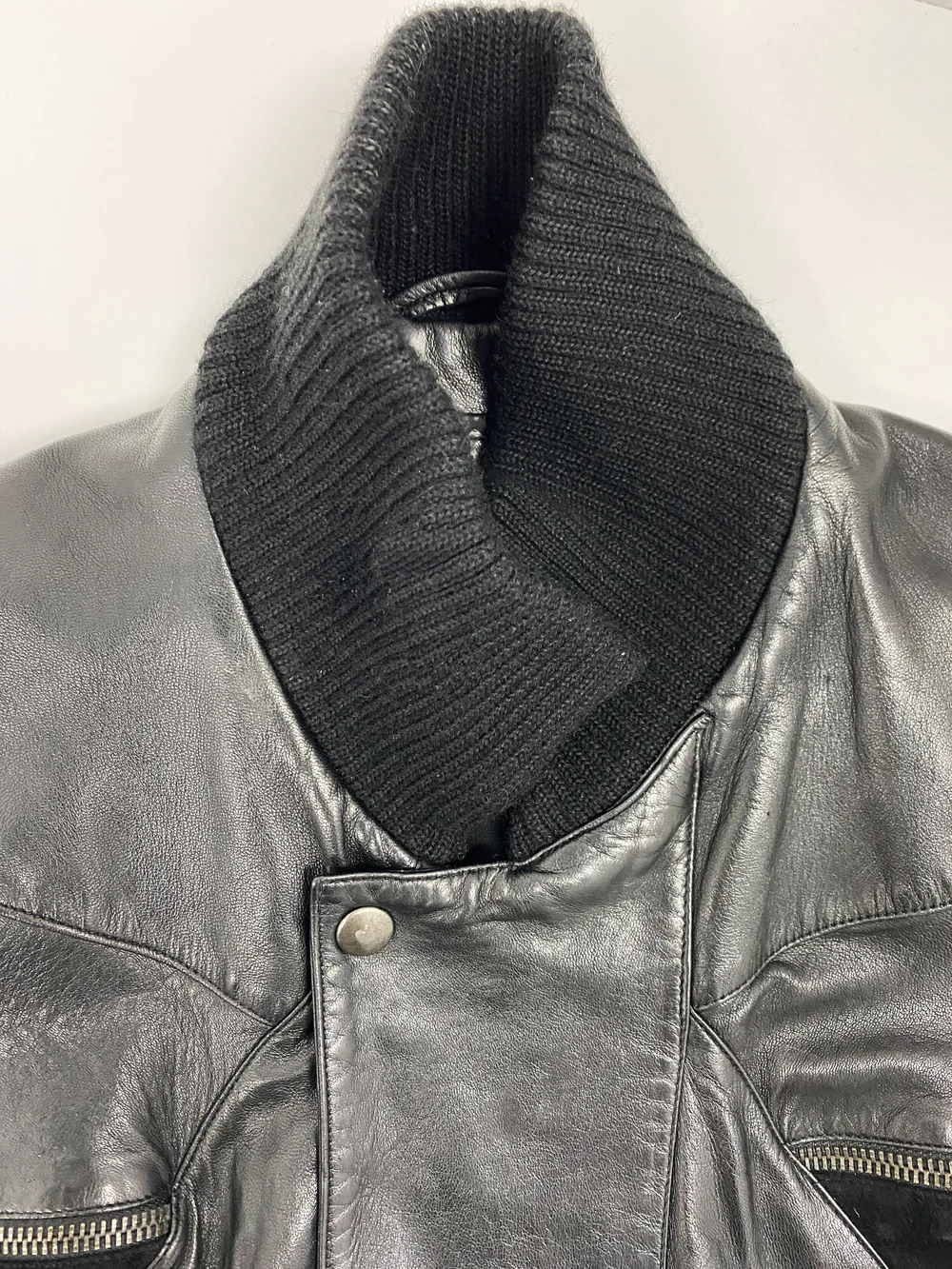 Claude Montana 80s leather jumpsuit — JAMES VELORIA