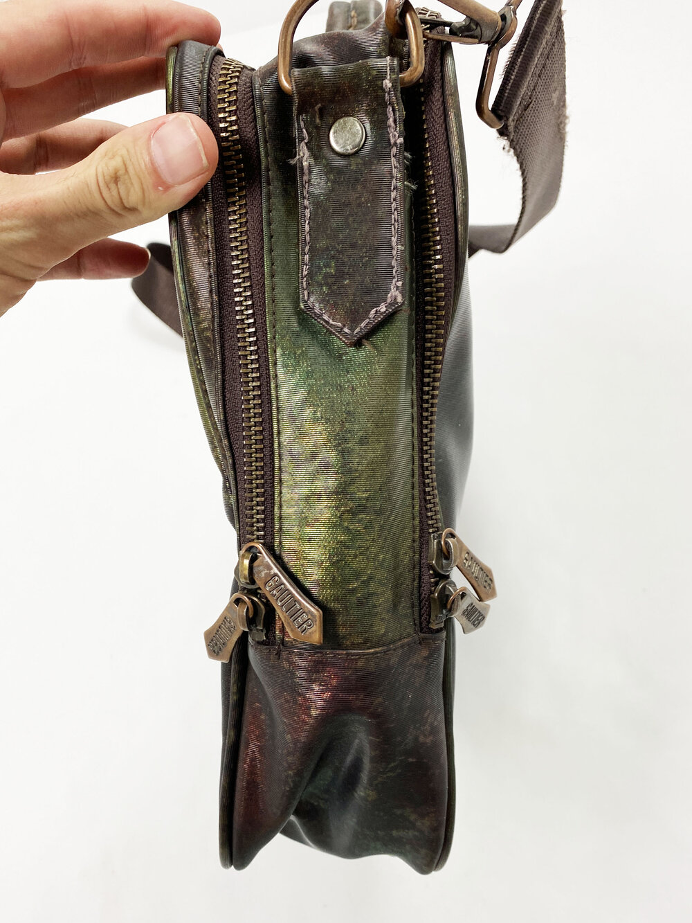 JeanPaul Gaultier crossbody messenger bag — JAMES VELORIA JeanPaul Gaultier crossbody messenger bag — JAMES VELORIA