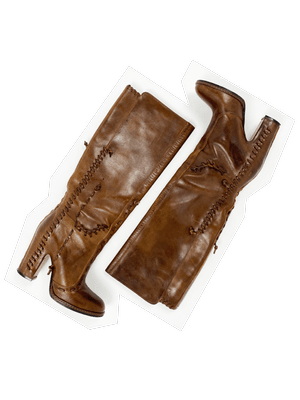 Maison Martin Margiela deconstructed lace up boots — JAMES VELORIA