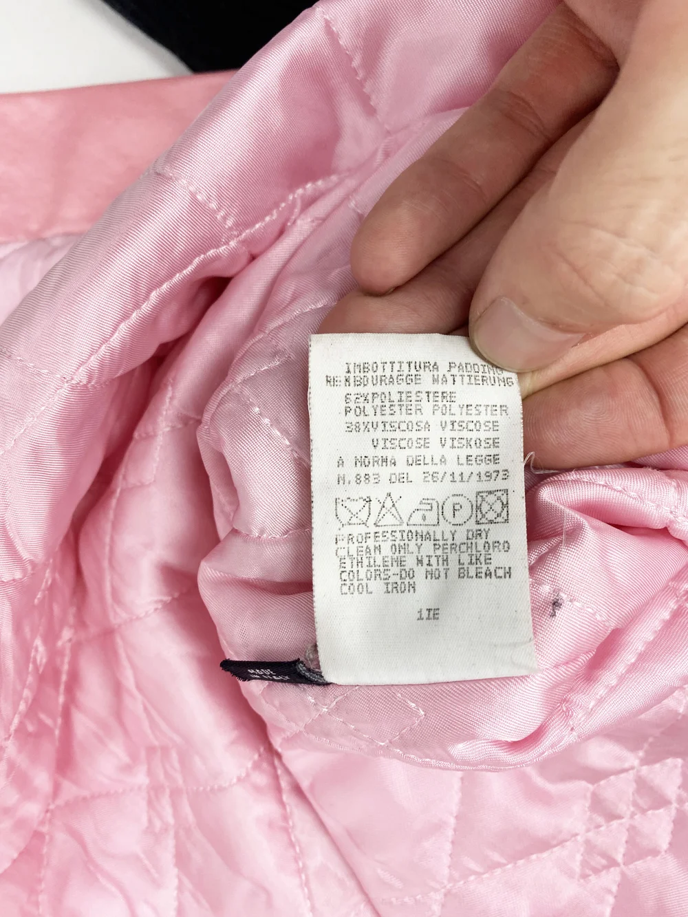 Gianni Versace Versus pink nylon trench coat — JAMES VELORIA