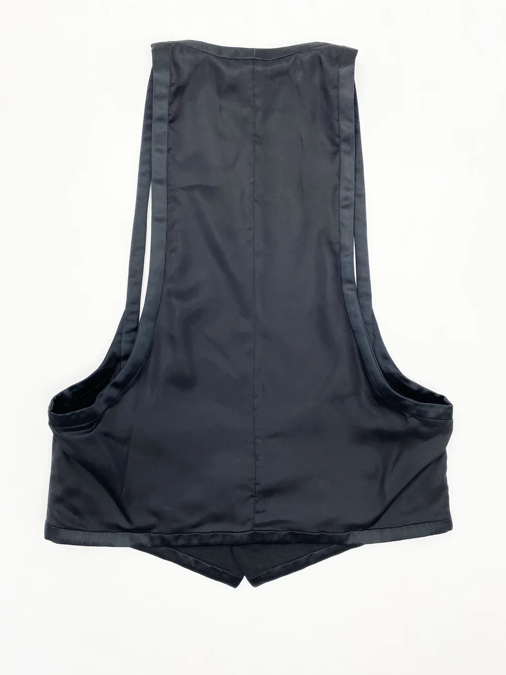 Dior Homme F/W 2008 black thin strap vest — JAMES VELORIA