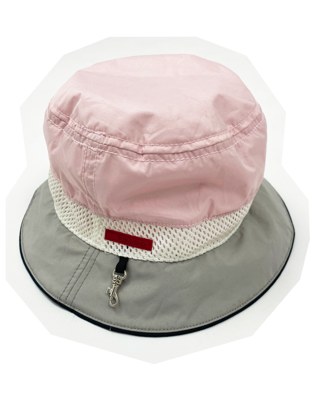 Prada Sport pink bucket hat — JAMES VELORIA