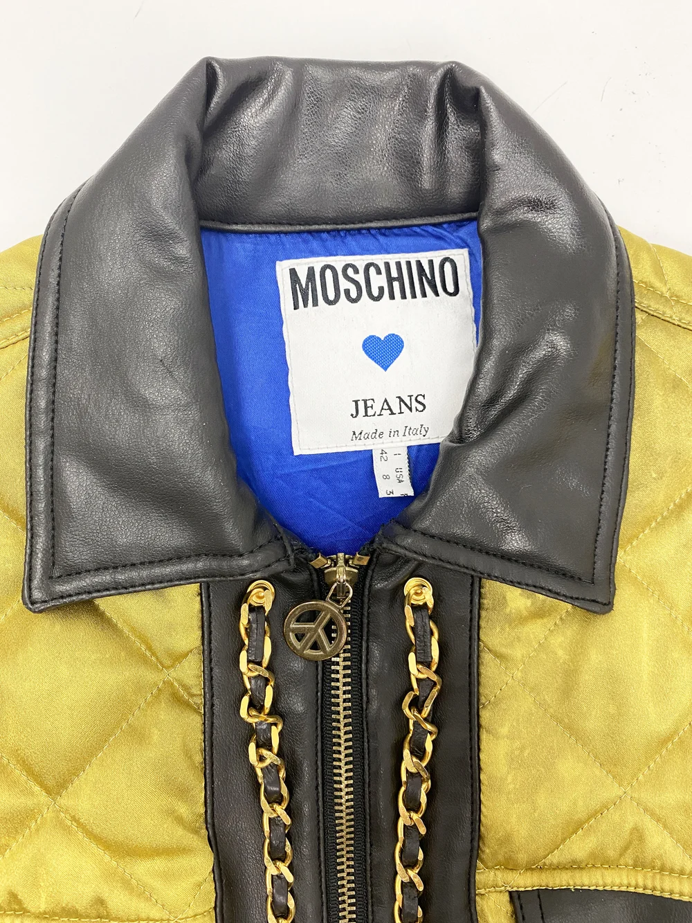 Moschino 90s satin chain jacket — JAMES VELORIA