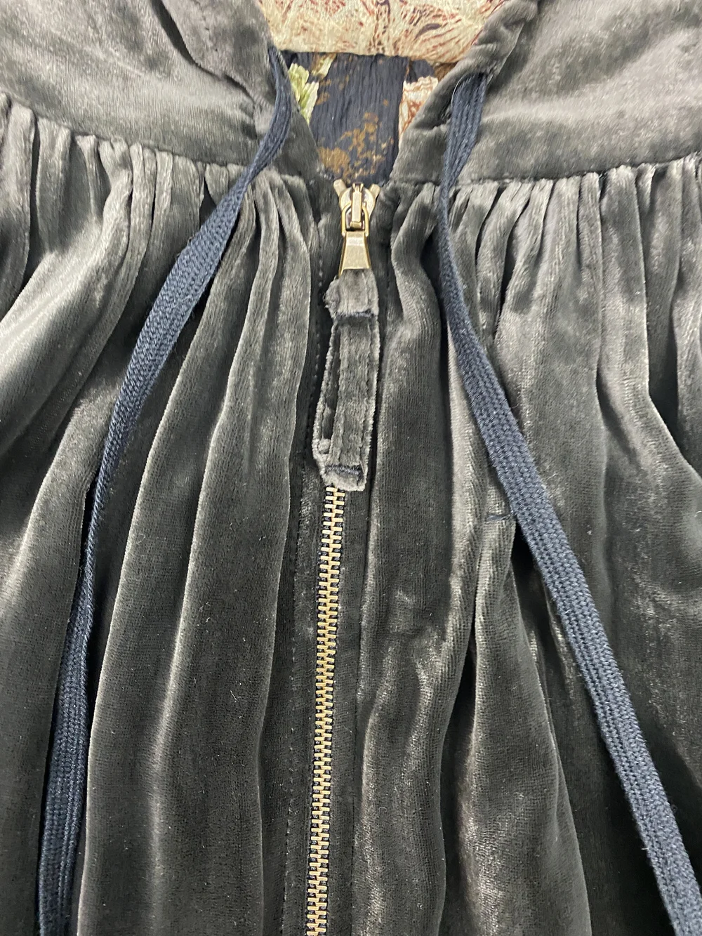 Jean Paul Gaultier velvet hooded jacket — JAMES VELORIA