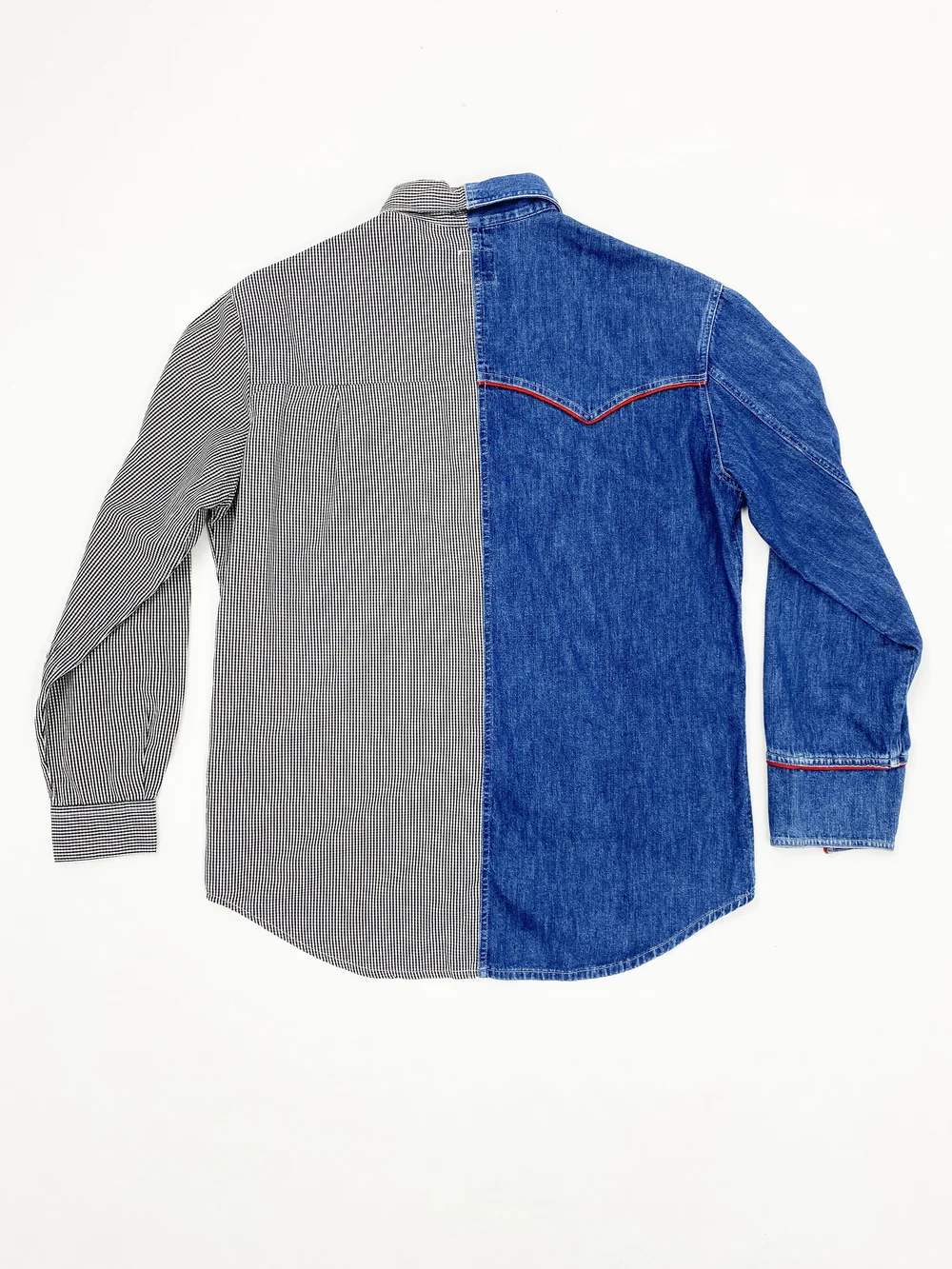Moschino 90s gingham and denim — JAMES VELORIA