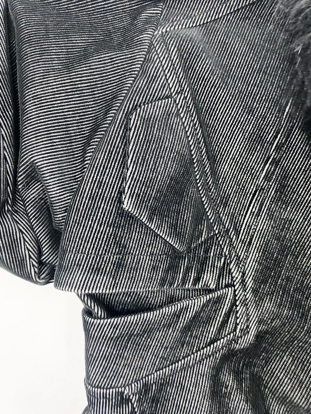 Jil Sander corduroy fur collar jacket — JAMES VELORIA