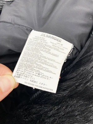 Jil Sander corduroy fur collar jacket — JAMES VELORIA