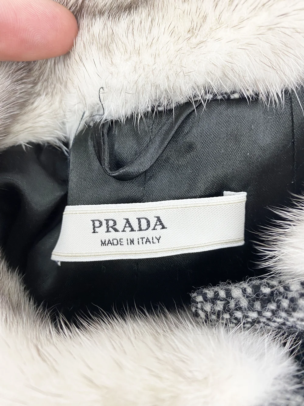 Prada F/W 2007 mink collar cape jacket — JAMES VELORIA