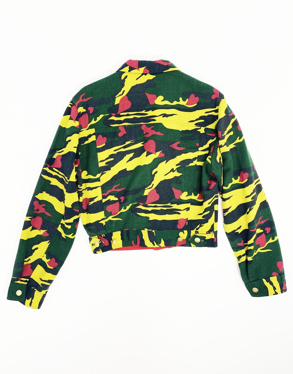 Jean Paul Gaultier 90s neon camo print jacket — JAMES VELORIA