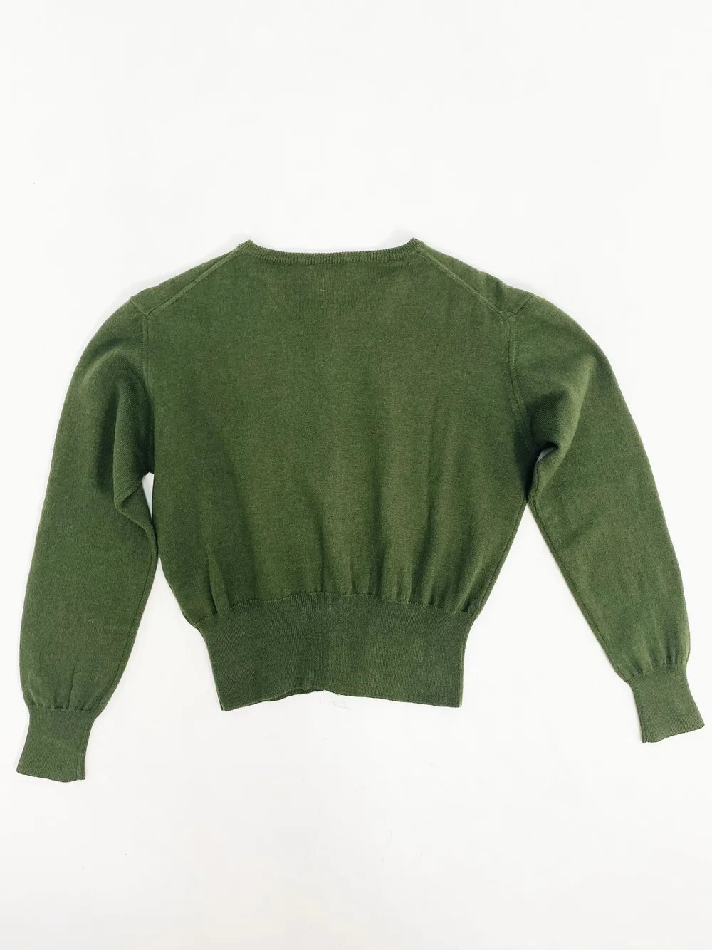 Vivienne Westwood 90s olive green cardigan — JAMES VELORIA