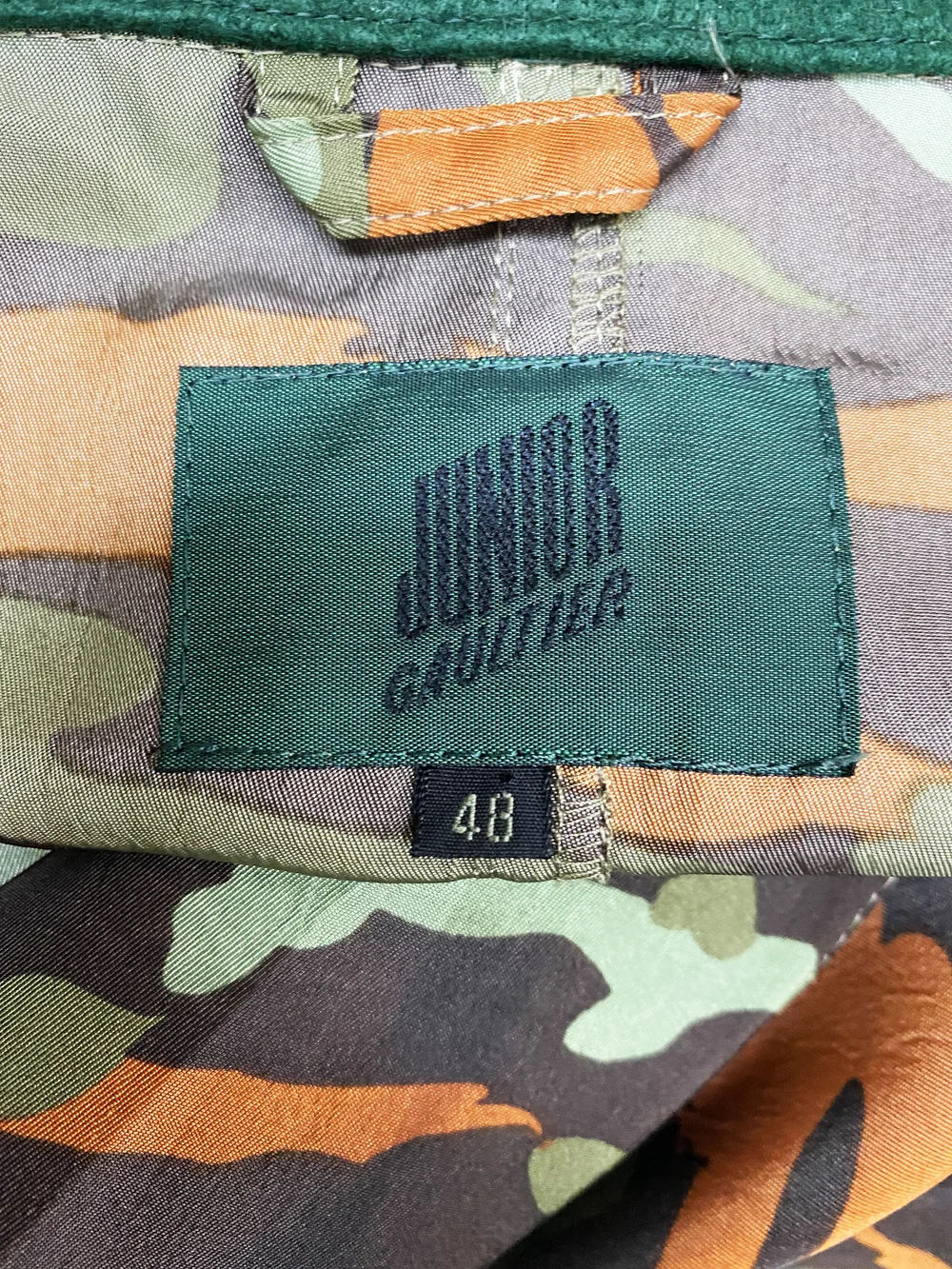 Jean Paul Gaultier 90s camo print trench coat — JAMES VELORIA