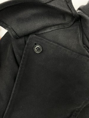 【超希少】Helmut Lang 2004AW Mole Skin P-coat Helmut Lang F/W 2004 chest panel moleskin coat — JAMES VELORIA