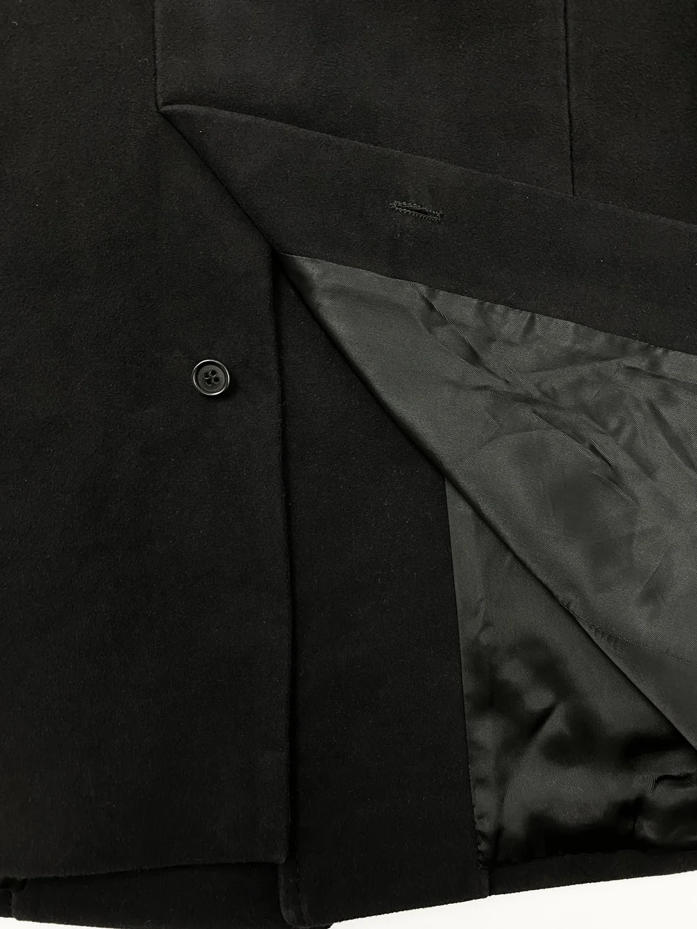 Helmut Lang F/W 2004 chest panel moleskin coat — JAMES VELORIA