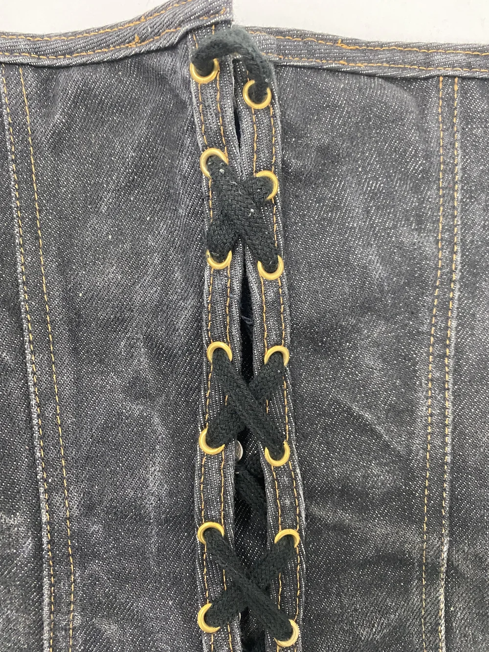 Jean Paul Gaultier S/S 1989 cutout corset — JAMES VELORIA