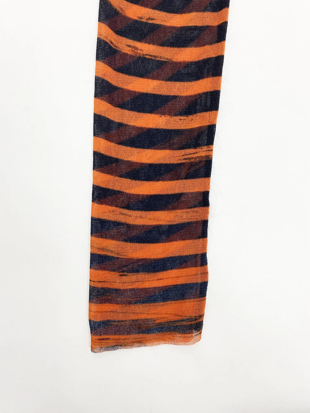 Jean Paul Gaultier op art face print mesh top — JAMES VELORIA