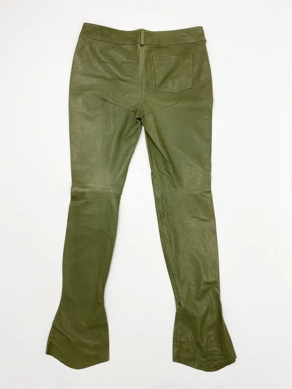 Alexander McQueen S/S 2006 green leather pants — JAMES VELORIA
