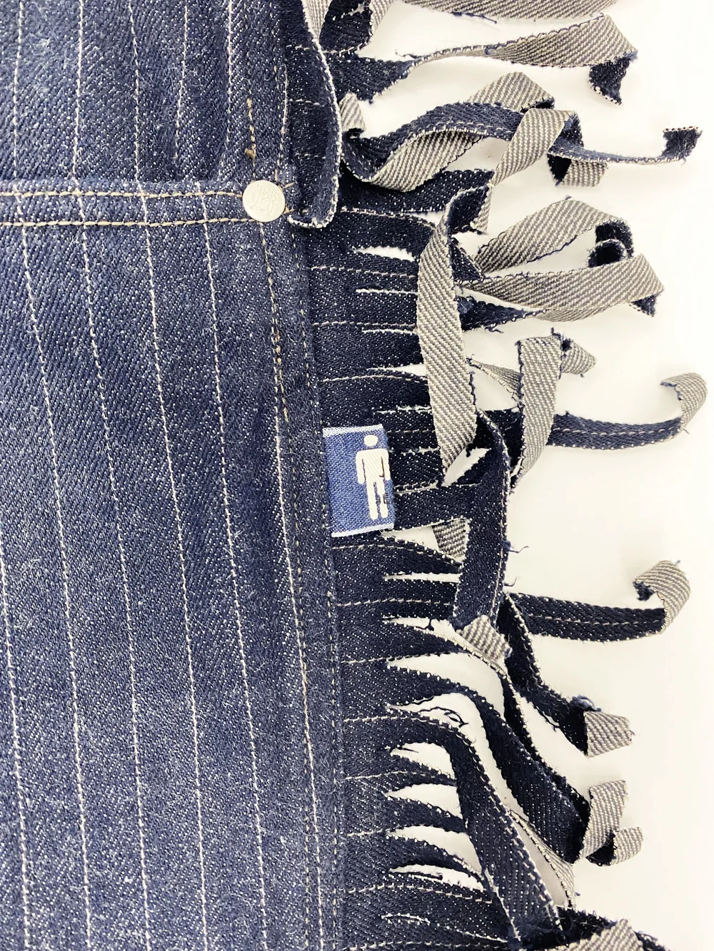 Jean Paul Gaultier fringe jeans — JAMES VELORIA 