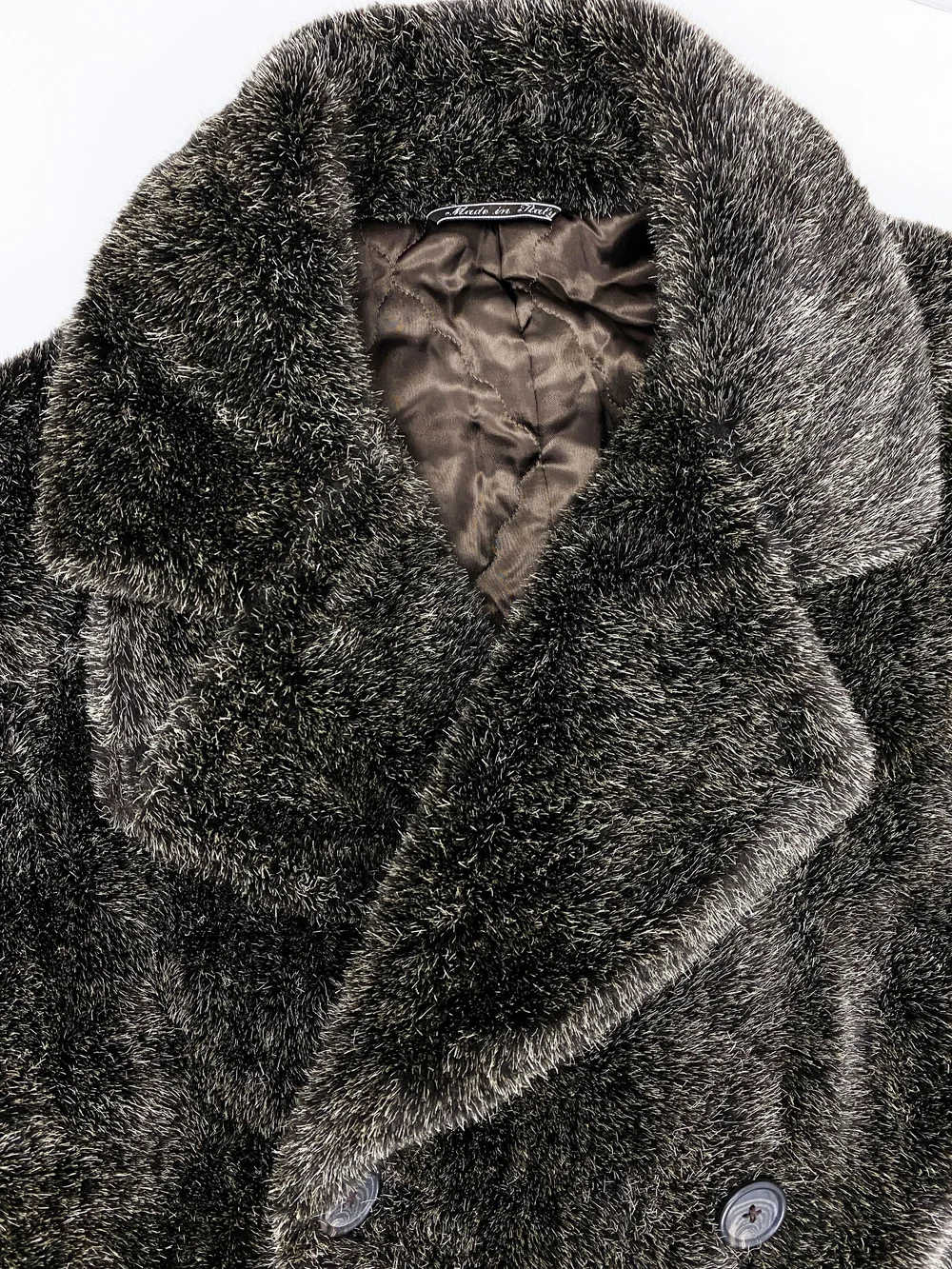 Gianfranco Ferre faux fur coat — JAMES VELORIA