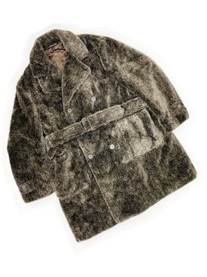 ジャケット・アウター 80s GIANFRANCO FERRE Real Fur Wool Coat Gianfranco Ferre faux fur coat — JAMES VELORIA