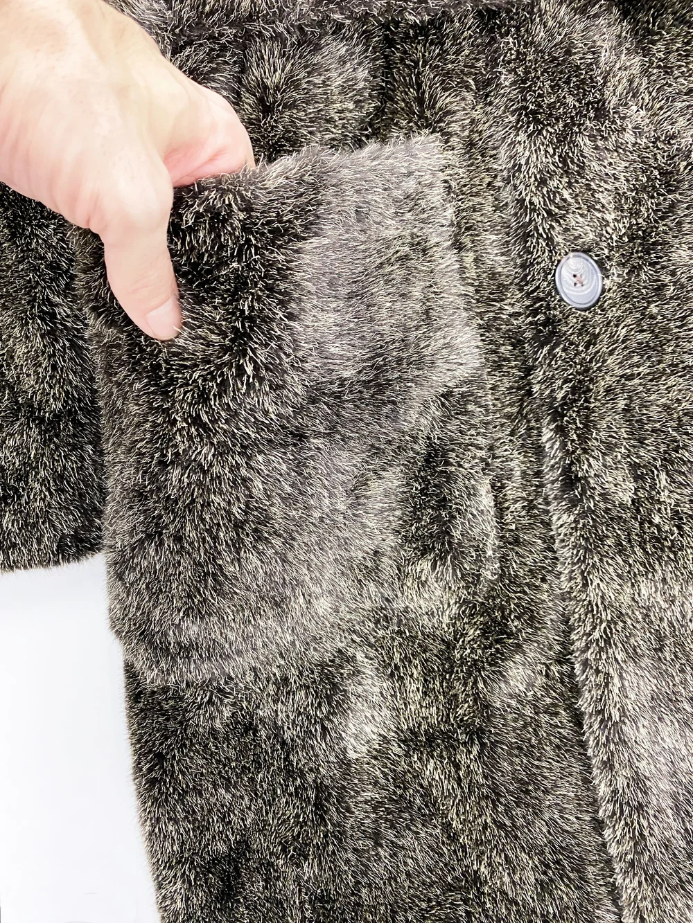 Gianfranco Ferre faux fur coat — JAMES VELORIA