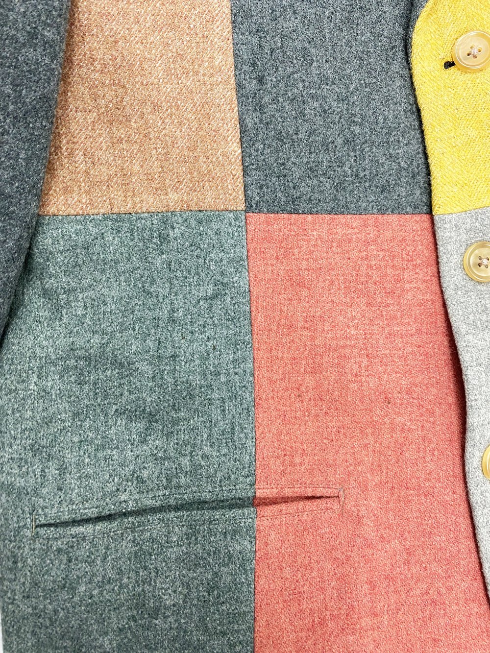 Yohji Yamamoto 80s patchwork blazer — JAMES VELORIA