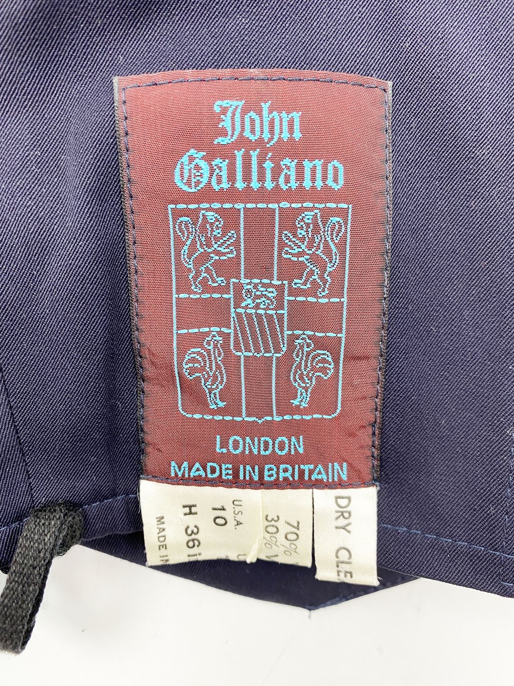 John Galliano 80s corset waist skirt — JAMES VELORIA