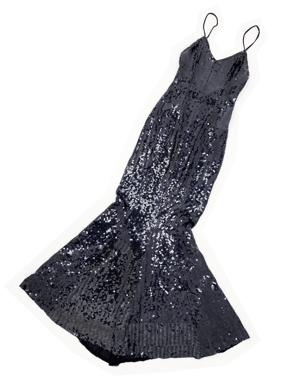 norma kamali sequin fishtail dress Norma Kamali Sequin Low Back Slip Mermaid Fishtail Gown in Neon Orange Suite 201