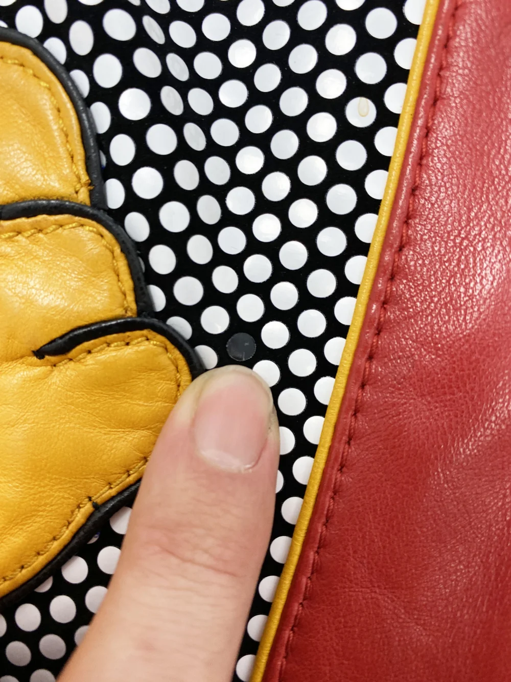Moschino 80s Mickey Mouse leather jacket — JAMES VELORIA