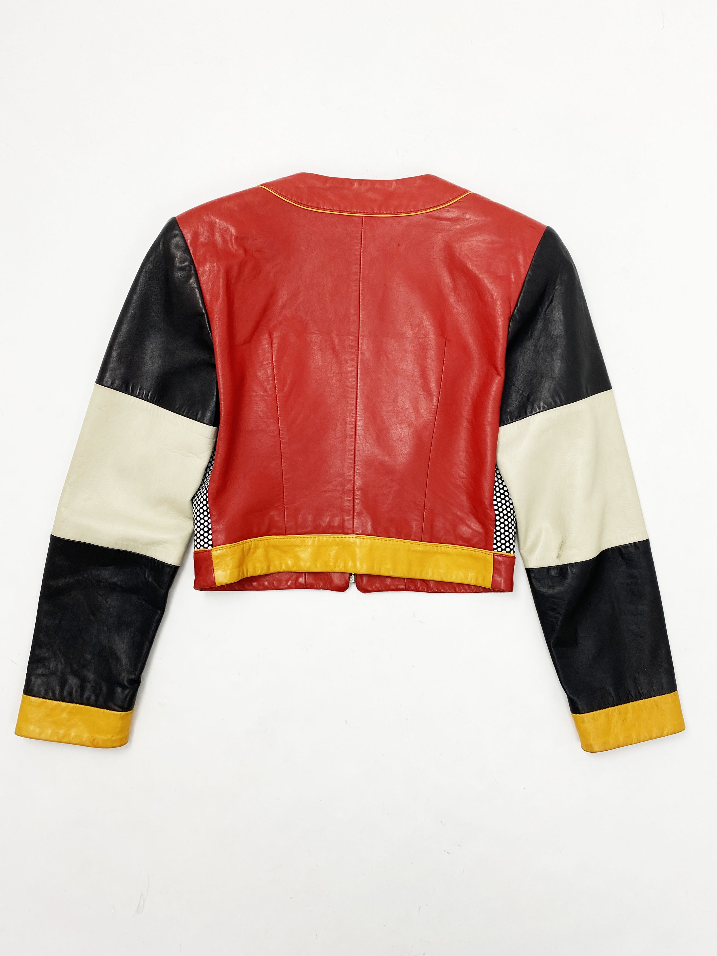 Moschino s Mickey Mouse leather jacket — JAMES VELORIA